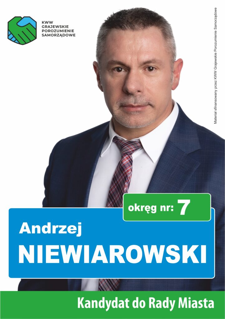 Andrzej Niewiarowski - ulotka przod