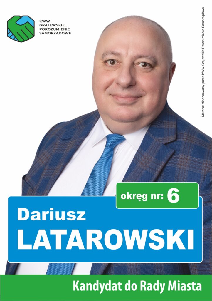 Dariusz Latarowski - ulotka przód