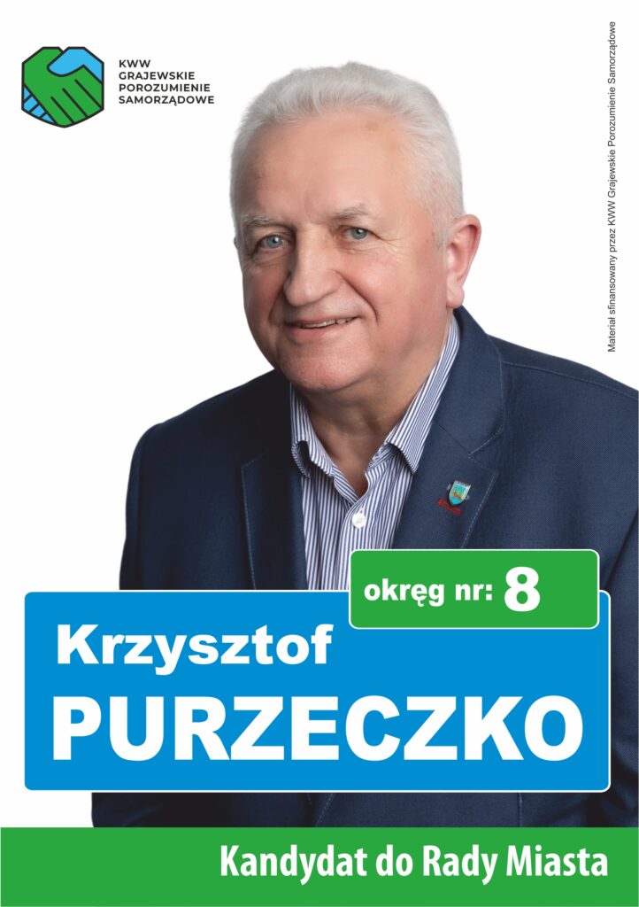 Krzysztof Purzeczko - ulotka przod