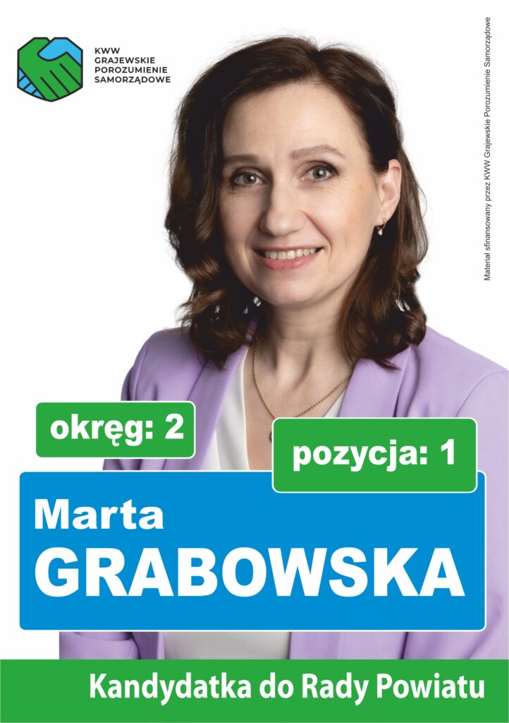 Marta Grabowska - ulotka przód