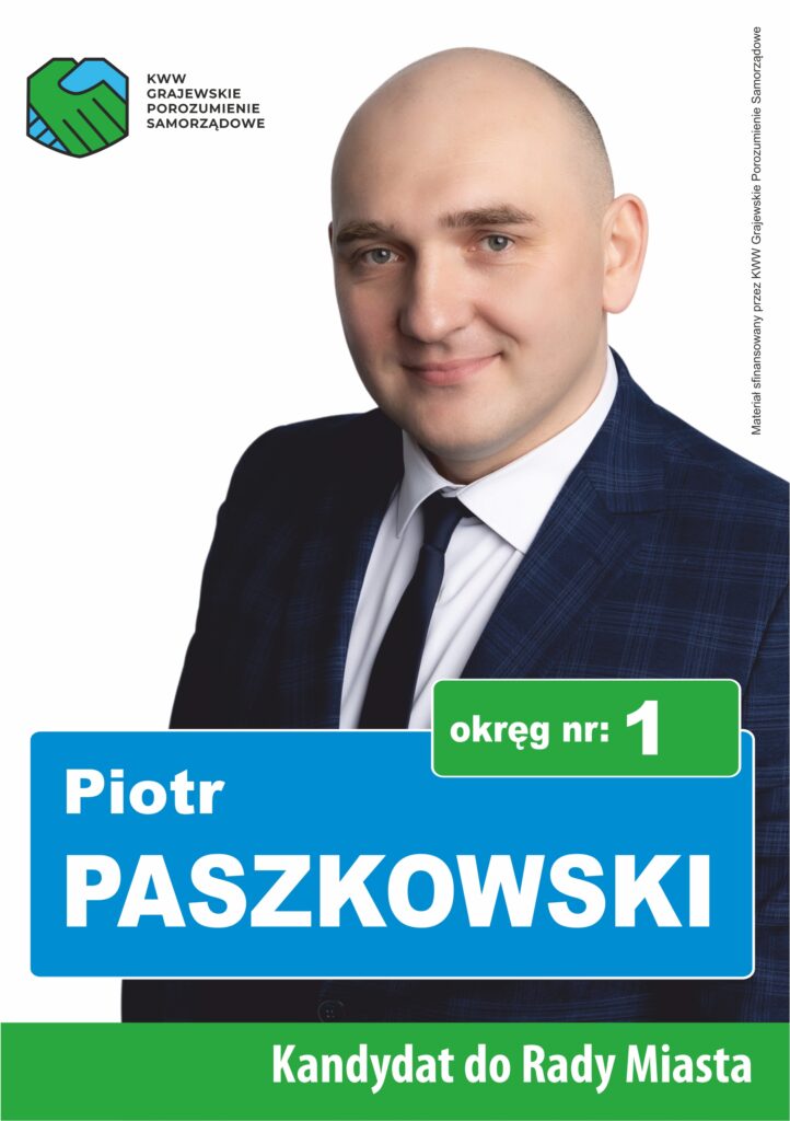 Ulotka Piotr Paszkowski przód