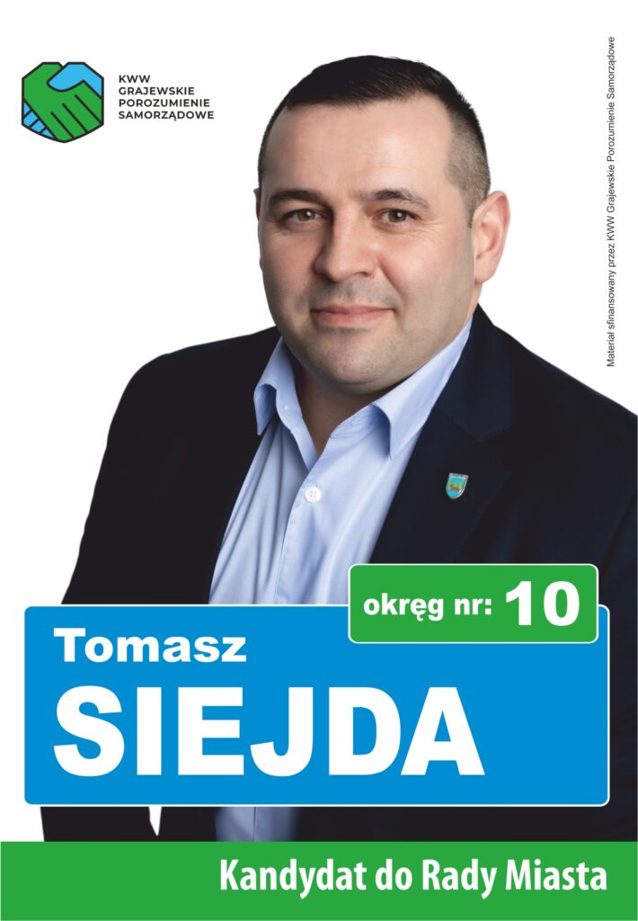 Tomasz Siejda - ulotka przod