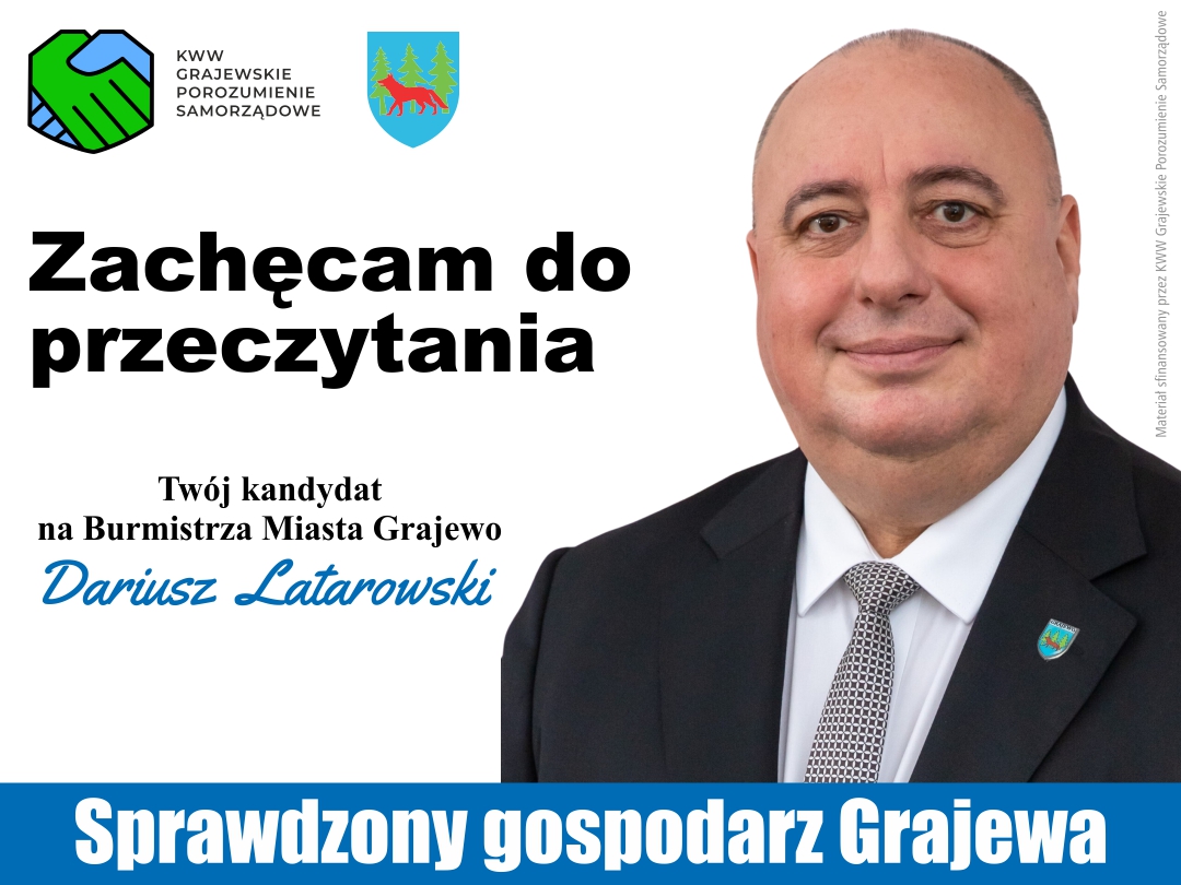 Dariusz Latarowski - kandydat na burmistrza