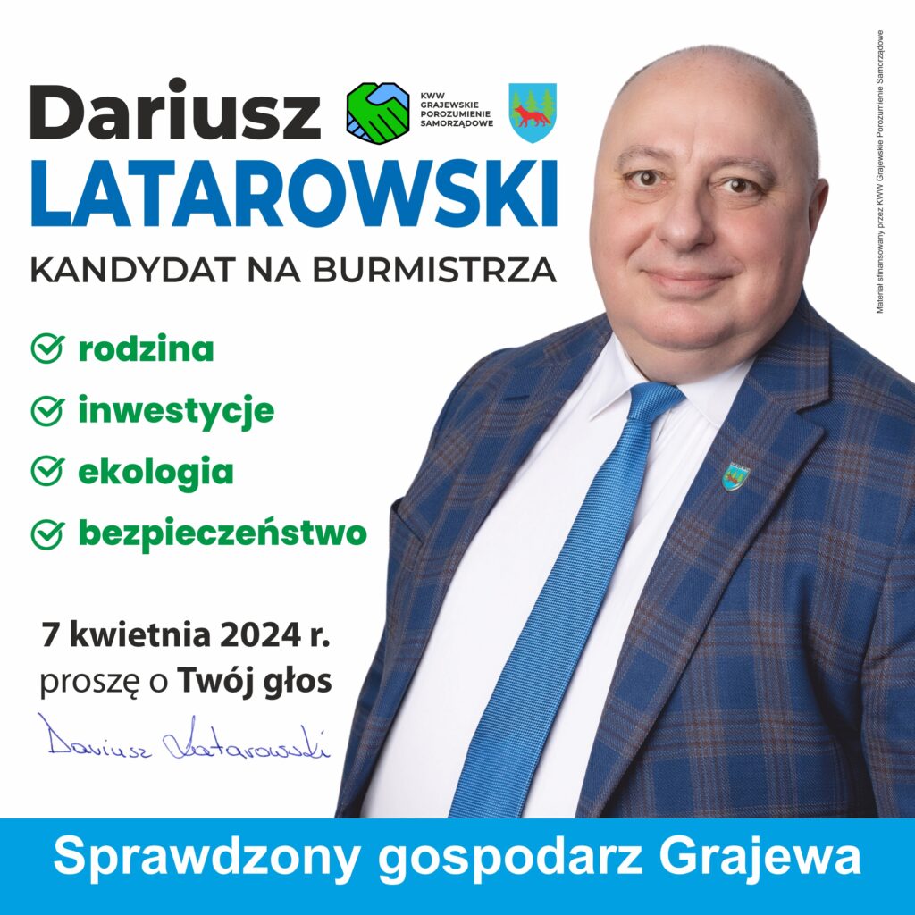 Ulotka Dariusz Latarowski 